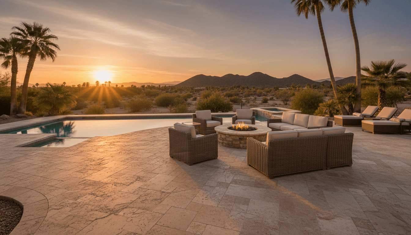 Desert Pool Deck Pavers: Choosing the Right Material for Your Palm Desert Pool Area