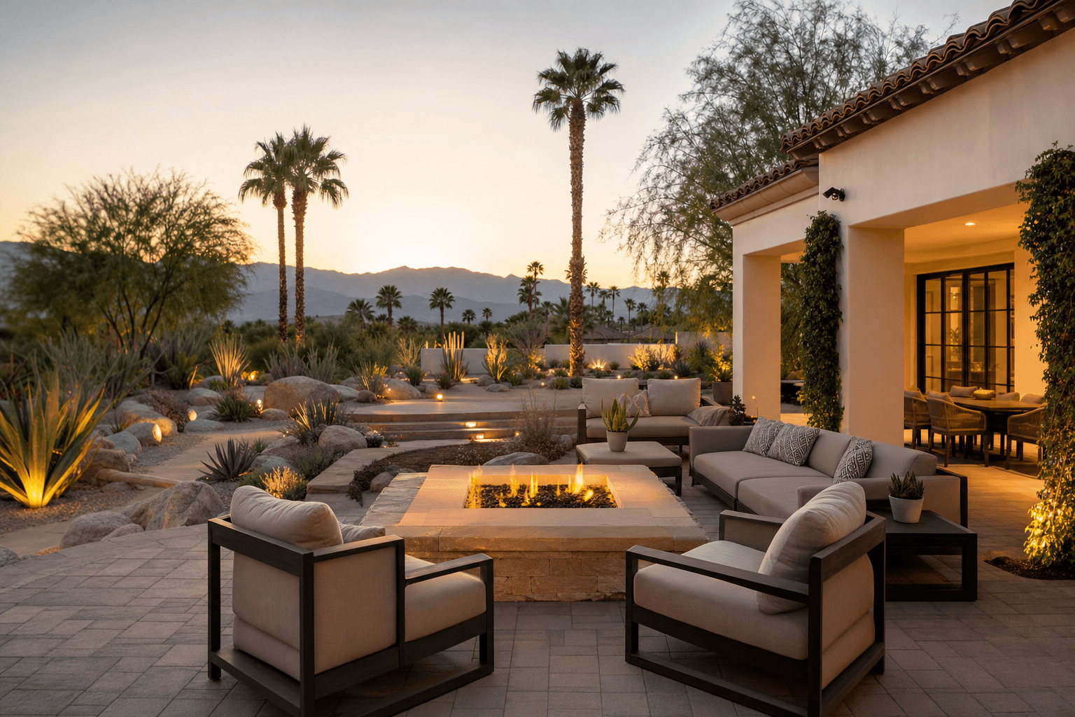 Pavers vs Concrete Driveway Desert Heat: Why Palm Desert Properties Demand Flexible Hardscaping
